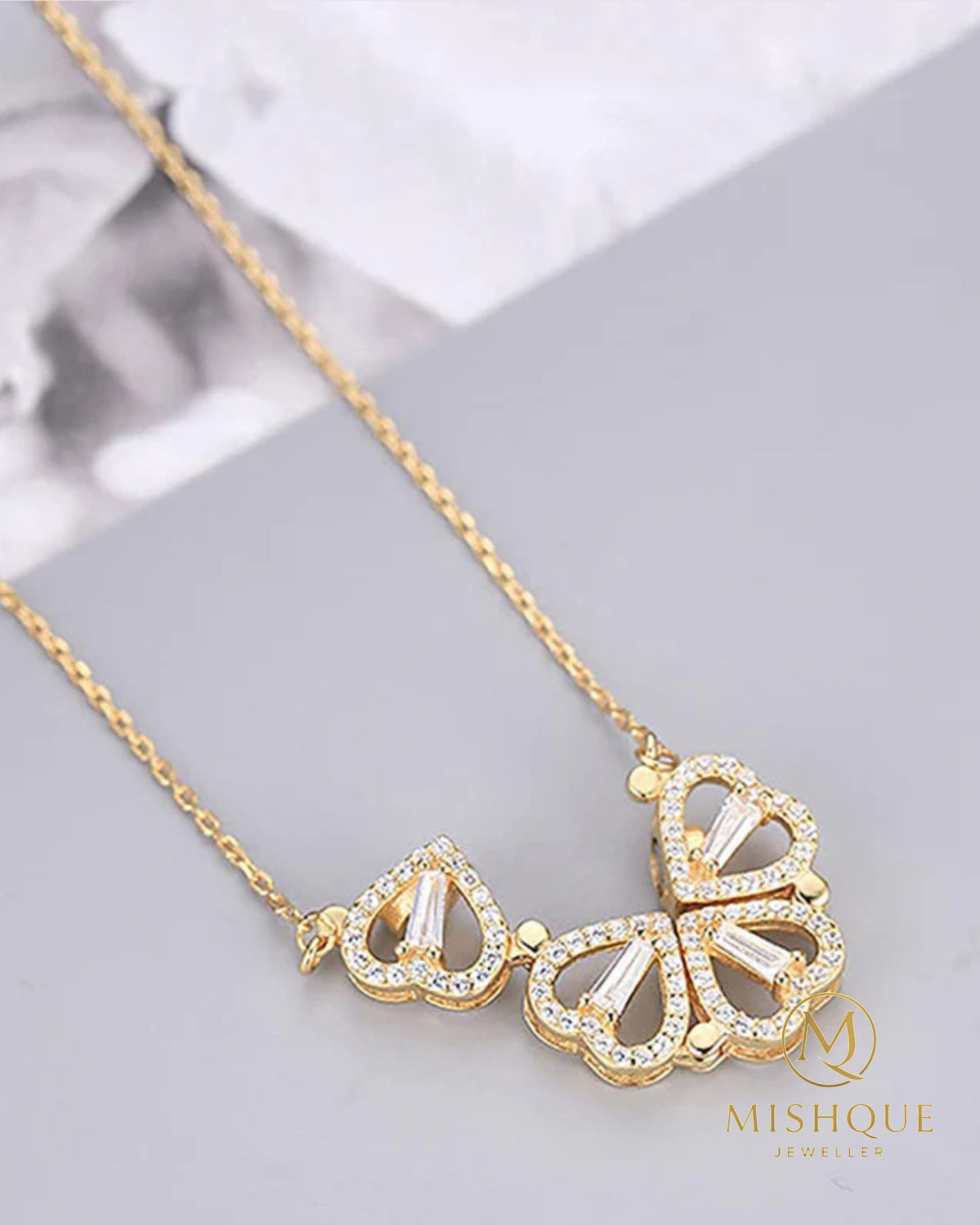 "Eternal Bloom" Openable Magnetic Heart Pendant Necklace