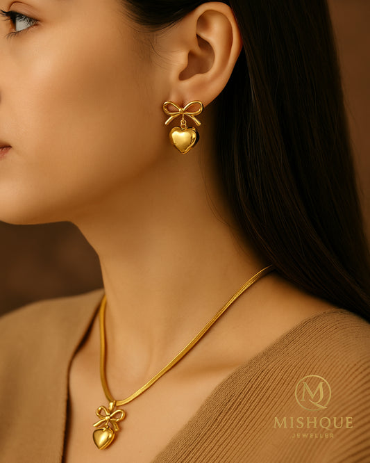 Golden Love Bow Set