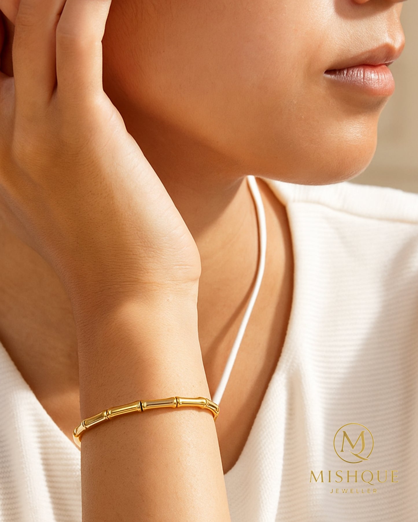 Bamboo Bliss Gold Bracelet