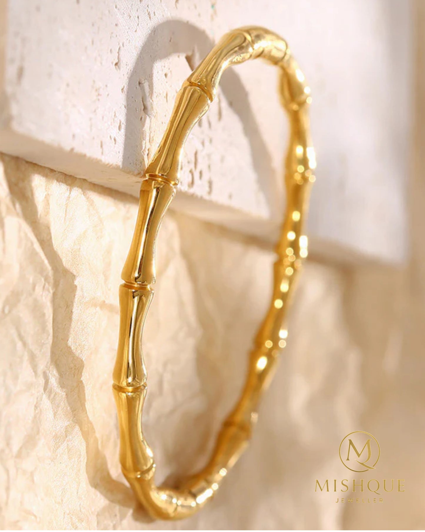 Bamboo Bliss Gold Bracelet